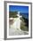 Lighthouse and Chalk Cliffs of Beachy Head Near Eastbourne from the South Downs Way, East Sussex-David Hughes-Framed Photographic Print