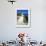 Lighthouse and Chalk Cliffs of Beachy Head Near Eastbourne from the South Downs Way, East Sussex-David Hughes-Framed Photographic Print displayed on a wall