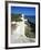 Lighthouse and Chalk Cliffs of Beachy Head Near Eastbourne from the South Downs Way, East Sussex-David Hughes-Framed Photographic Print