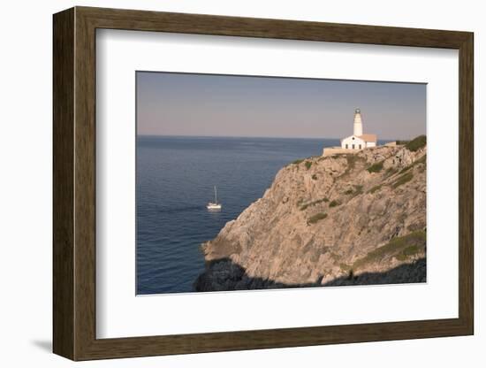 Lighthouse at Cap De Capdepera, Near Cala Ratjada, Majorca (Mallorca)-Markus Lange-Framed Photographic Print