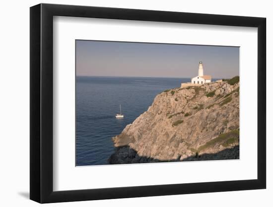Lighthouse at Cap De Capdepera, Near Cala Ratjada, Majorca (Mallorca)-Markus Lange-Framed Photographic Print