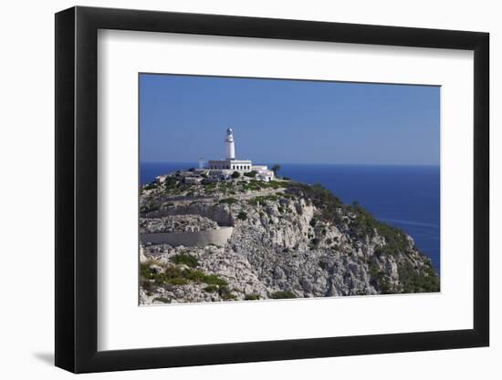 Lighthouse at Cap De Formentor, Majorca (Mallorca), Balearic Islands, Spain, Mediterranean, Europe-Markus Lange-Framed Photographic Print