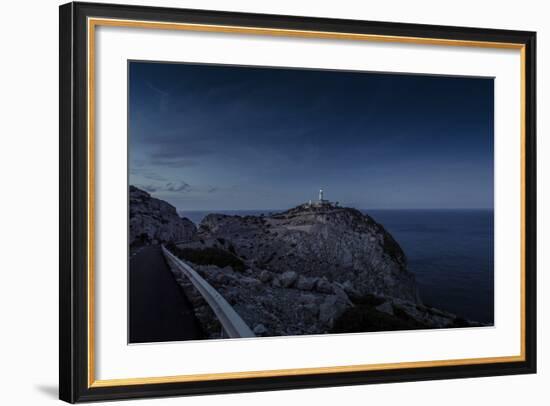 Lighthouse at Cap Formentor, Majorca-Jorg Simanowski-Framed Photographic Print