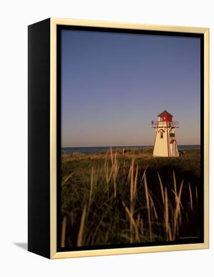 Lighthouse at Cavendish Beach, Prince Edward Island, Canada, North America-Alison Wright-Framed Premier Image Canvas