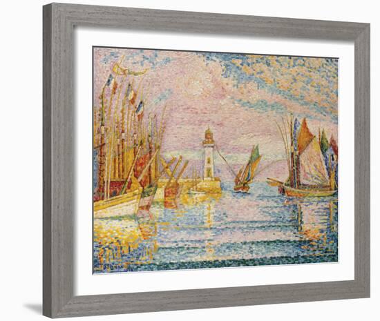 Lighthouse at Groix, 1925-Paul Signac-Framed Giclee Print