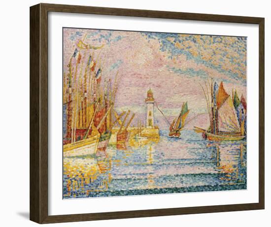 Lighthouse at Groix, 1925-Paul Signac-Framed Giclee Print