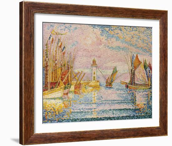 Lighthouse at Groix, 1925-Paul Signac-Framed Giclee Print