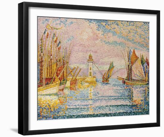 Lighthouse at Groix, 1925-Paul Signac-Framed Giclee Print