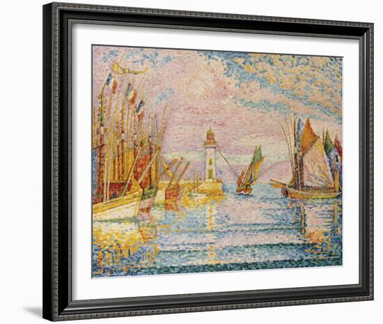 Lighthouse at Groix, 1925-Paul Signac-Framed Giclee Print