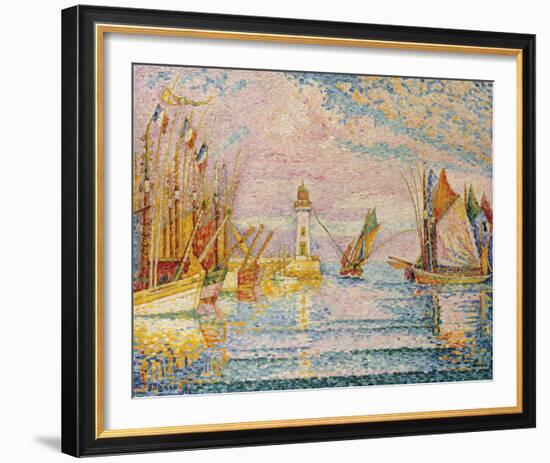 Lighthouse at Groix, 1925-Paul Signac-Framed Giclee Print