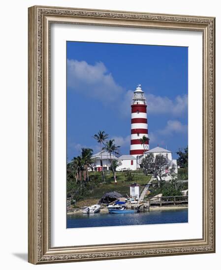 Lighthouse at Hope Town on the Island of Abaco, the Bahamas-William Gray-Framed Photographic Print