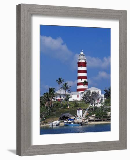 Lighthouse at Hope Town on the Island of Abaco, the Bahamas-William Gray-Framed Photographic Print