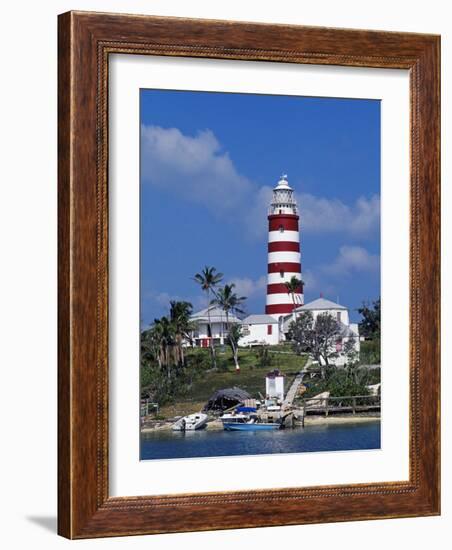 Lighthouse at Hope Town on the Island of Abaco, the Bahamas-William Gray-Framed Photographic Print