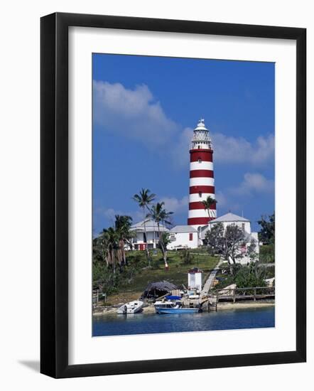 Lighthouse at Hope Town on the Island of Abaco, the Bahamas-William Gray-Framed Photographic Print