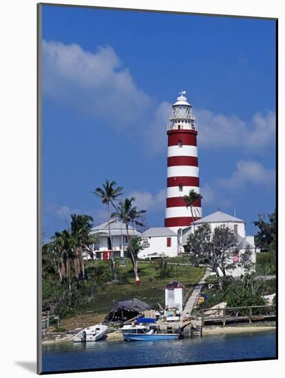 Lighthouse at Hope Town on the Island of Abaco, the Bahamas-William Gray-Mounted Photographic Print