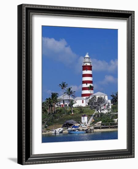 Lighthouse at Hope Town on the Island of Abaco, the Bahamas-William Gray-Framed Photographic Print