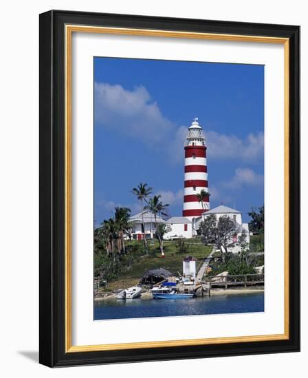 Lighthouse at Hope Town on the Island of Abaco, the Bahamas-William Gray-Framed Photographic Print