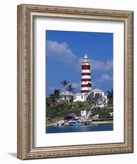 Lighthouse at Hope Town on the Island of Abaco, the Bahamas-William Gray-Framed Photographic Print