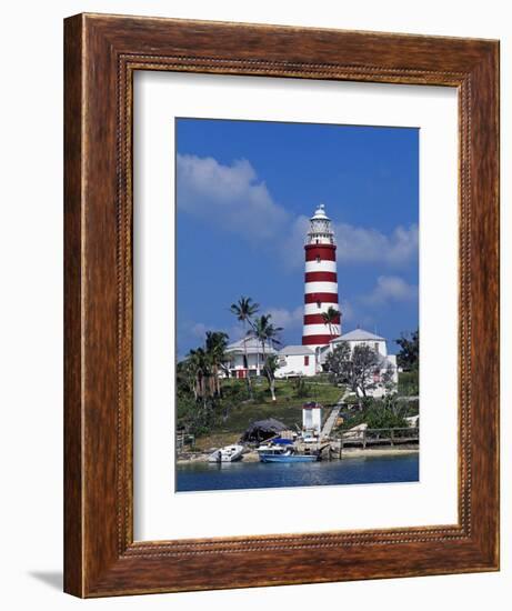 Lighthouse at Hope Town on the Island of Abaco, the Bahamas-William Gray-Framed Photographic Print