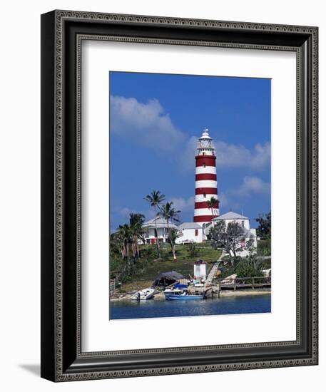 Lighthouse at Hope Town on the Island of Abaco, the Bahamas-William Gray-Framed Photographic Print