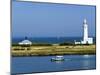 Lighthouse at Hurst Castle, Keyhaven, Hampshire, England, United Kingdom, Europe-David Hughes-Mounted Photographic Print