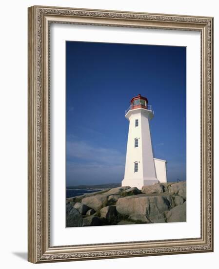 Lighthouse at Peggys Cove Near Halifax in Nova Scotia, Canada, North America-Renner Geoff-Framed Photographic Print