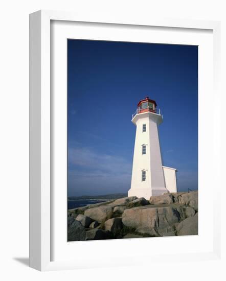 Lighthouse at Peggys Cove Near Halifax in Nova Scotia, Canada, North America-Renner Geoff-Framed Photographic Print