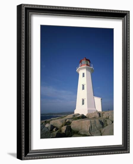 Lighthouse at Peggys Cove Near Halifax in Nova Scotia, Canada, North America-Renner Geoff-Framed Photographic Print