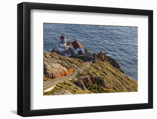 Lighthouse at Point Reyes National Seashore. California, USA-Chuck Haney-Framed Photographic Print