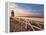 Lighthouse at Sunrise, Nantucket, MA-Walter Bibikow-Framed Premier Image Canvas