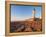 Lighthouse at sunset, La Serena, Coquimbo Region, Chile, South America-Karol Kozlowski-Framed Premier Image Canvas