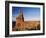 Lighthouse at Sunset, Palo Duro Canyon State Park, Canyon, Panhandle, Texas, USA-Rolf Nussbaumer-Framed Photographic Print