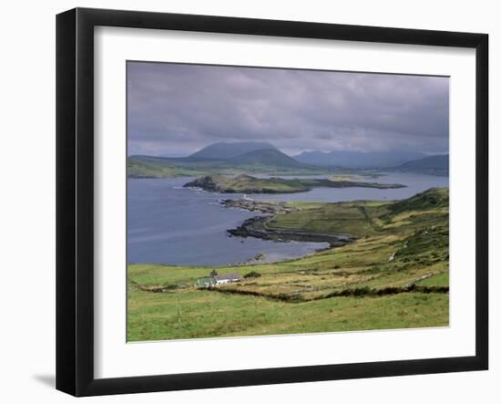 Lighthouse, Beginish Island, Ring of Kerry, County Kerry, Munster, Republic of Ireland-Patrick Dieudonne-Framed Photographic Print