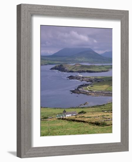 Lighthouse, Beginish Island, Ring of Kerry, County Kerry, Munster, Republic of Ireland-Patrick Dieudonne-Framed Photographic Print