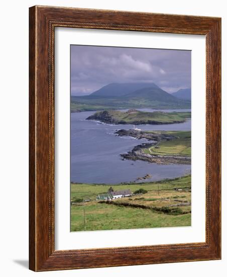 Lighthouse, Beginish Island, Ring of Kerry, County Kerry, Munster, Republic of Ireland-Patrick Dieudonne-Framed Photographic Print