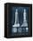 Lighthouse Blueprint-Vision Studio-Framed Stretched Canvas