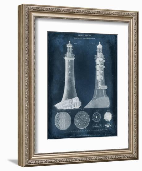 Lighthouse Blueprint-Vision Studio-Framed Premium Giclee Print