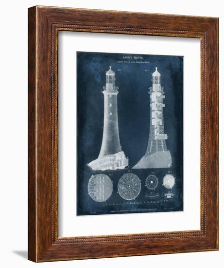 Lighthouse Blueprint-Vision Studio-Framed Premium Giclee Print