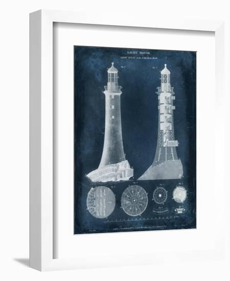 Lighthouse Blueprint-Vision Studio-Framed Premium Giclee Print