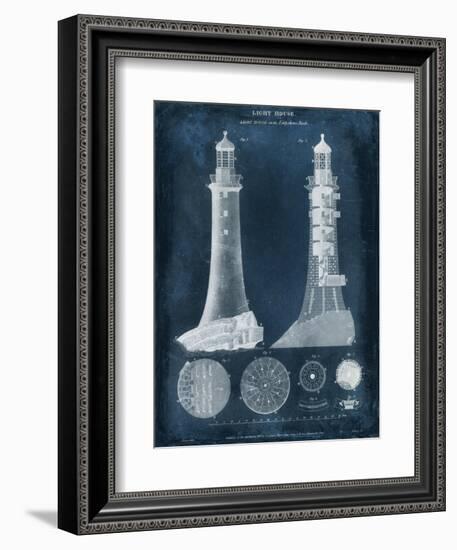 Lighthouse Blueprint-Vision Studio-Framed Premium Giclee Print