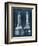 Lighthouse Blueprint-Vision Studio-Framed Art Print