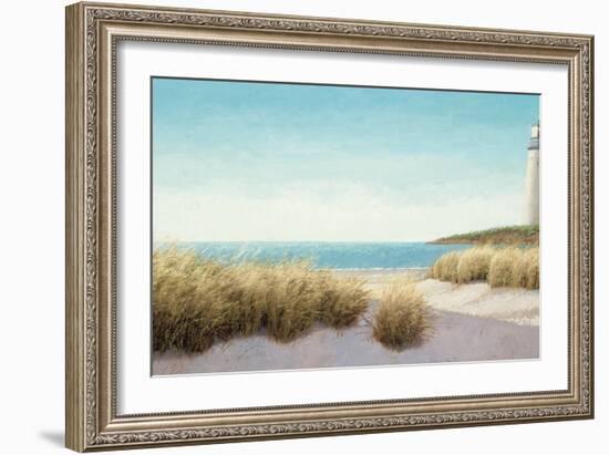 Lighthouse by the Sea-James Wiens-Framed Art Print