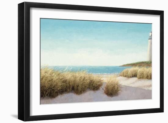 Lighthouse by the Sea-James Wiens-Framed Art Print