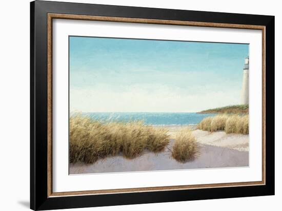 Lighthouse by the Sea-James Wiens-Framed Art Print