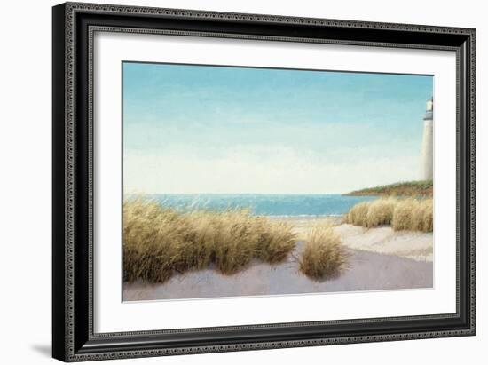 Lighthouse by the Sea-James Wiens-Framed Art Print