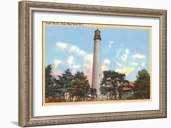 Lighthouse, Cape May, New Jersey-null-Framed Art Print