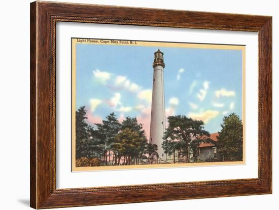 Lighthouse, Cape May, New Jersey-null-Framed Art Print