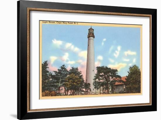 Lighthouse, Cape May, New Jersey-null-Framed Art Print