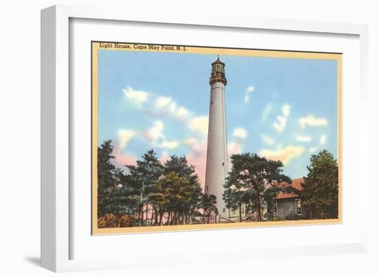 Lighthouse, Cape May, New Jersey-null-Framed Art Print