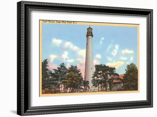 Lighthouse, Cape May, New Jersey-null-Framed Art Print